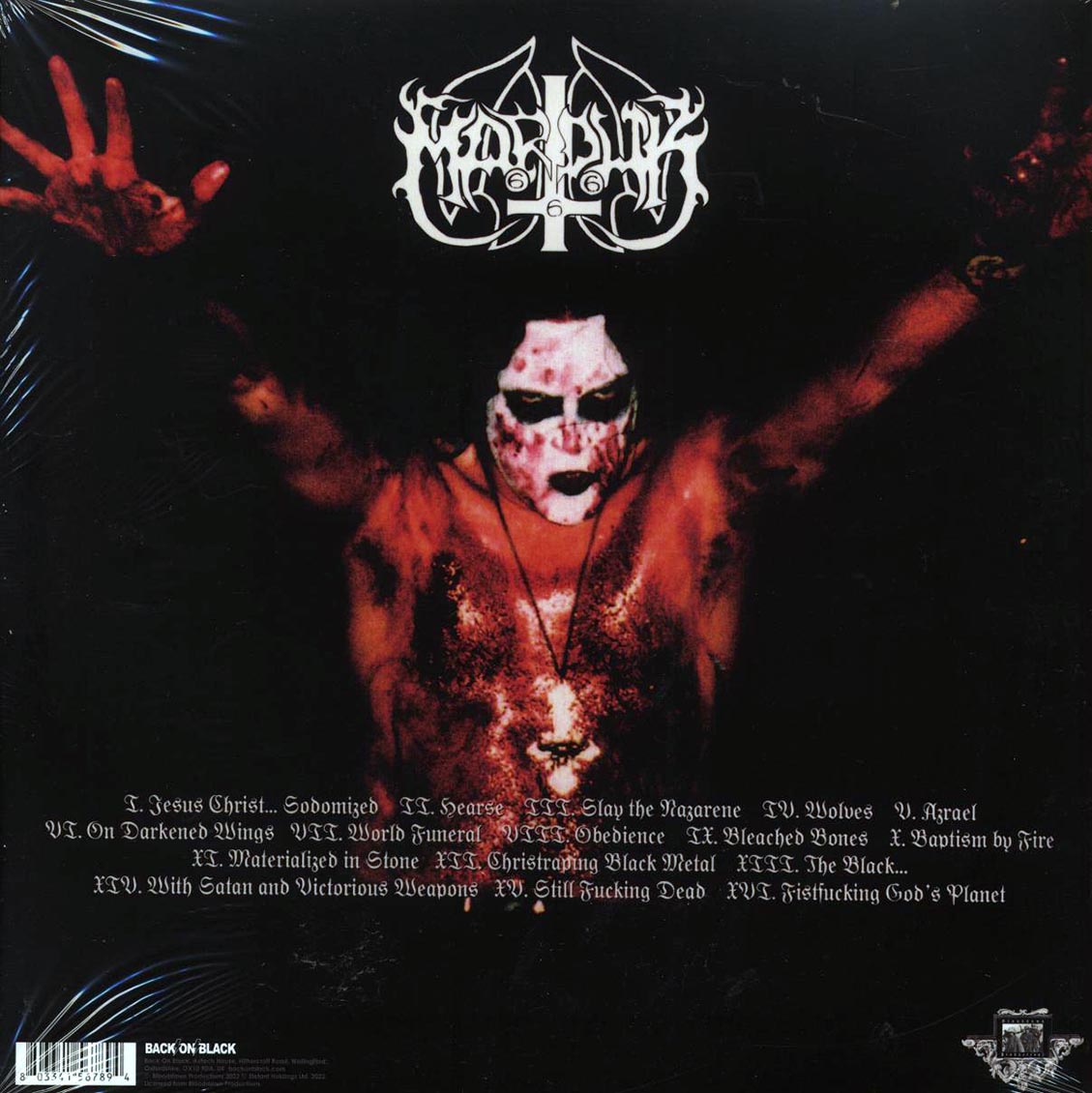Marduk - World Funeral: Jaws Of Hell Mmiii (ltd. ed.) (2xLP) (red vinyl) vinyl LP back cover