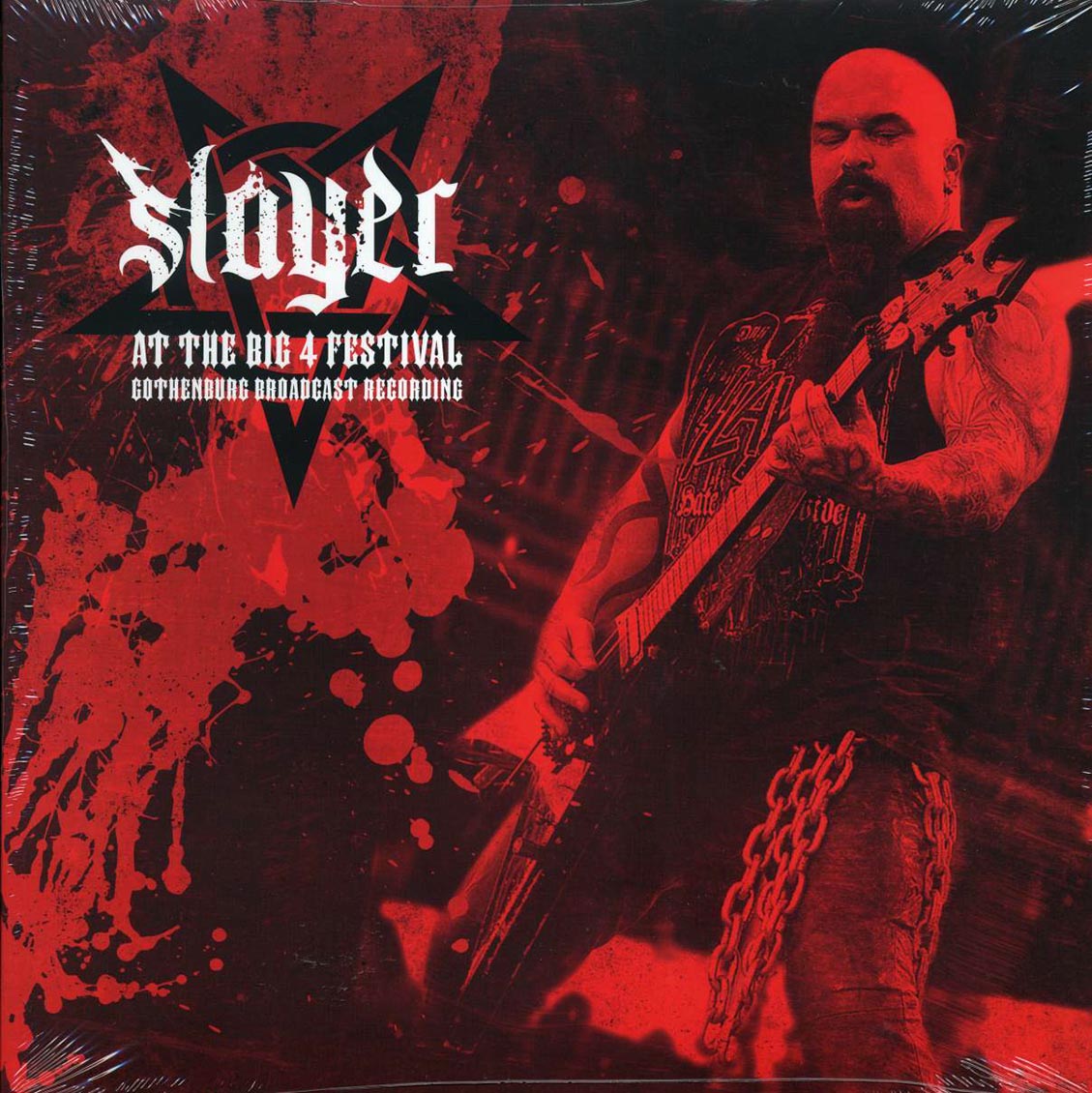 Slayer - At The Big 4 Festival: Gothenburg Broadcast Recording vinyl LP front cover