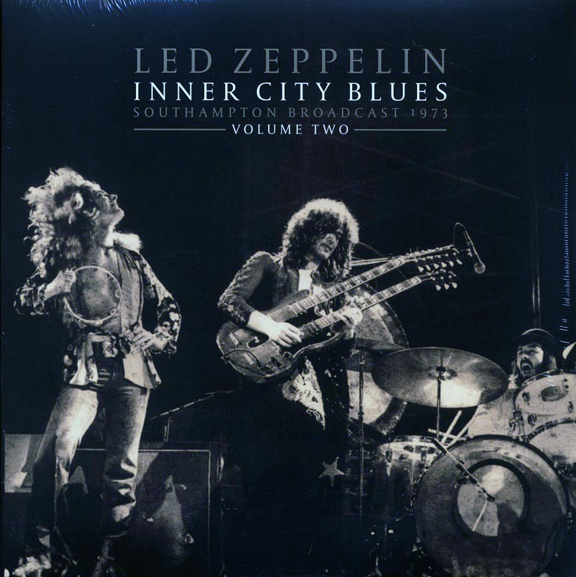 Led Zeppelin - Inner City Blues Volume 2: Southampton Broadcast 1973 (ltd. ed.) (2xLP) (white vinyl) vinyl LP front cover