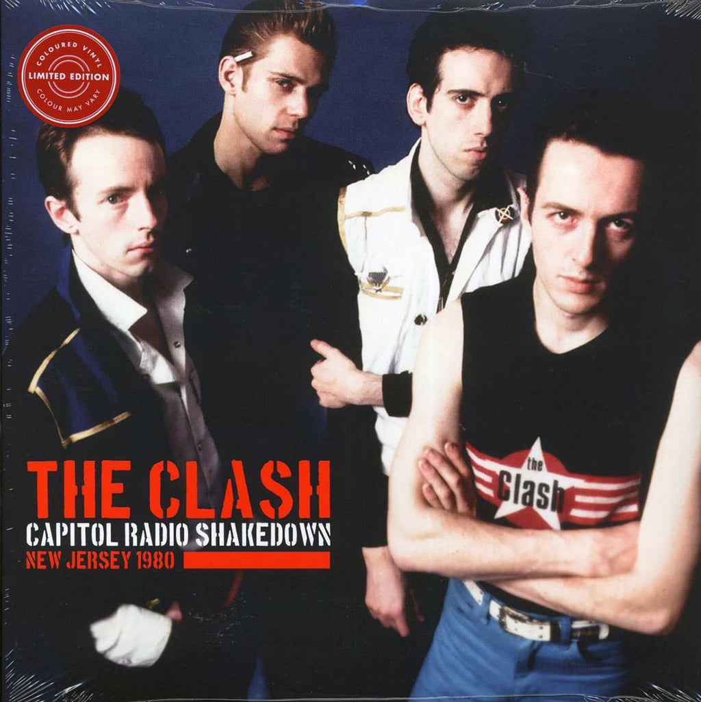 The Clash - Capitol Radio Shakedown: New Jersey 1980 (ltd. ed.) (2xLP) (clear vinyl) vinyl LP front cover