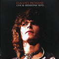 David Bowie - Live & Sessions 1970 (ltd. ed.) (2xLP) (clear vinyl) vinyl LP front cover
