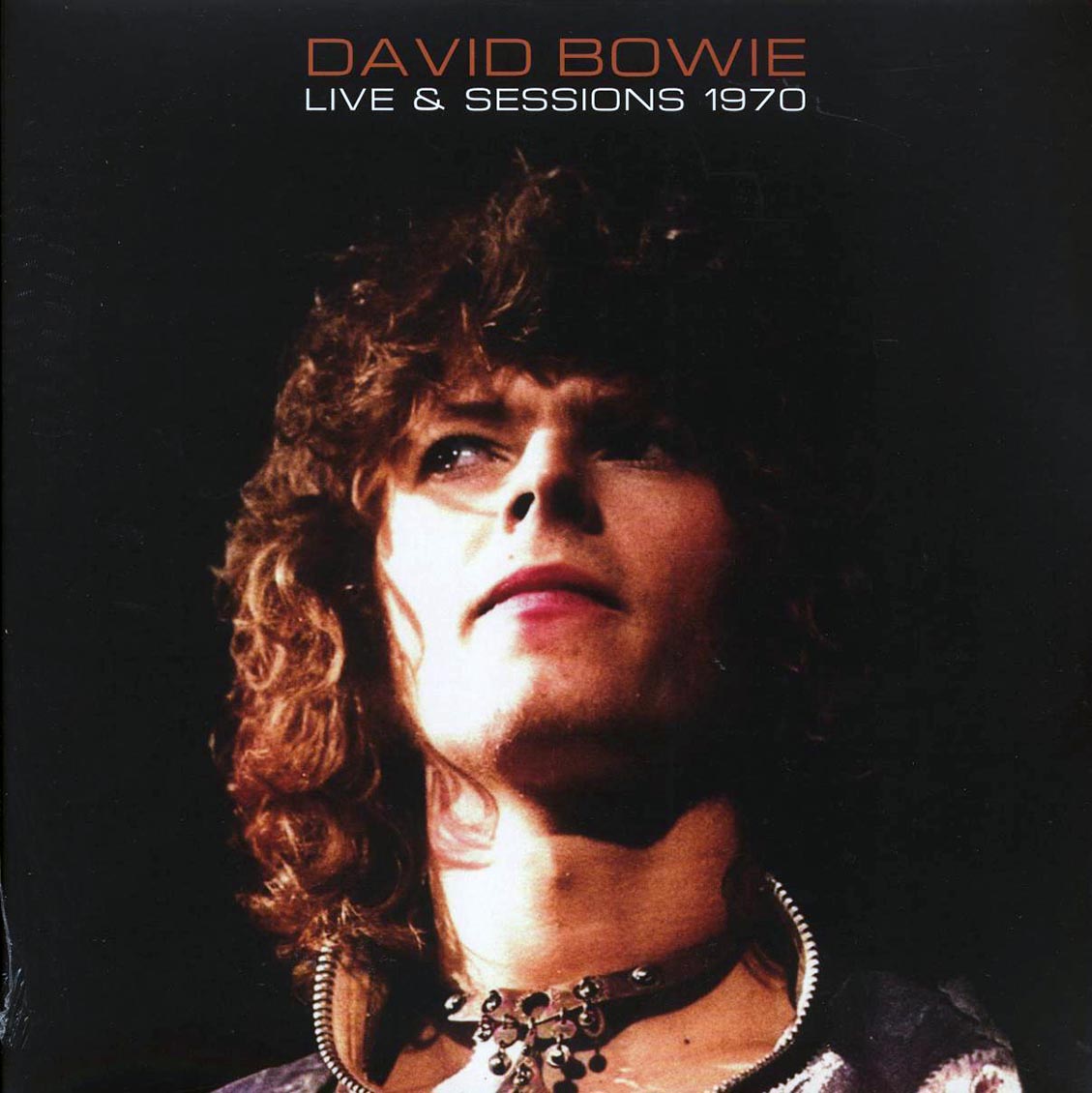 David Bowie - Live & Sessions 1970 (ltd. ed.) (2xLP) (clear vinyl) vinyl LP front cover