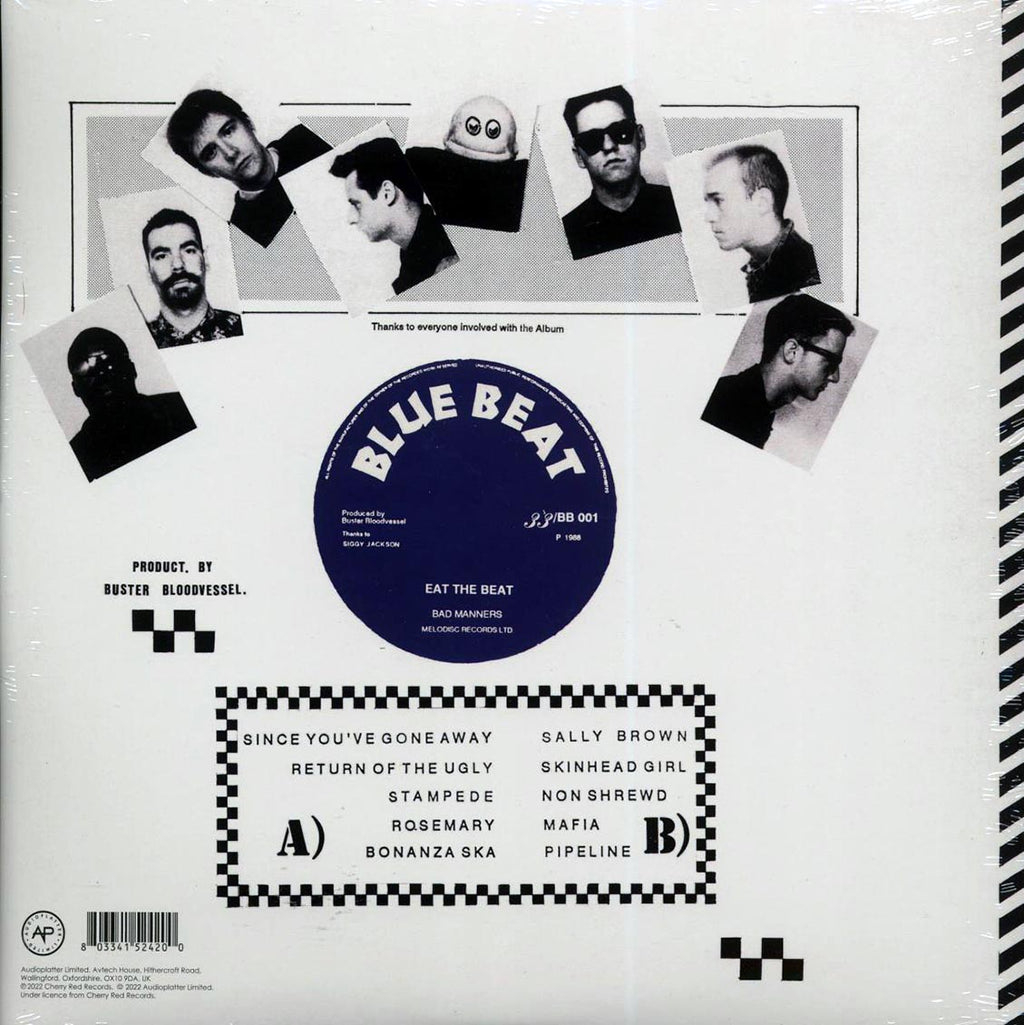 Bad Manners - Eat The Beat (ltd. ed.) (white vinyl) vinyl LP back cover