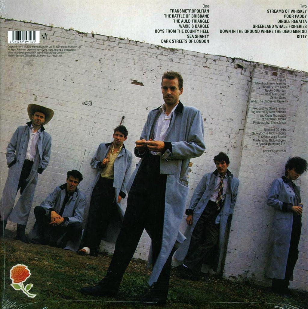 The Pogues - Red Roses For Me (40th Anniv. Ed.) (ltd. ed.) (remastered) (red vinyl) vinyl LP back cover