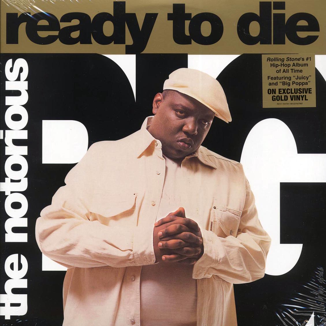 The Notorious BIG - Ready To Die (ltd. ed.) (2xLP) (gold vinyl) vinyl LP front cover