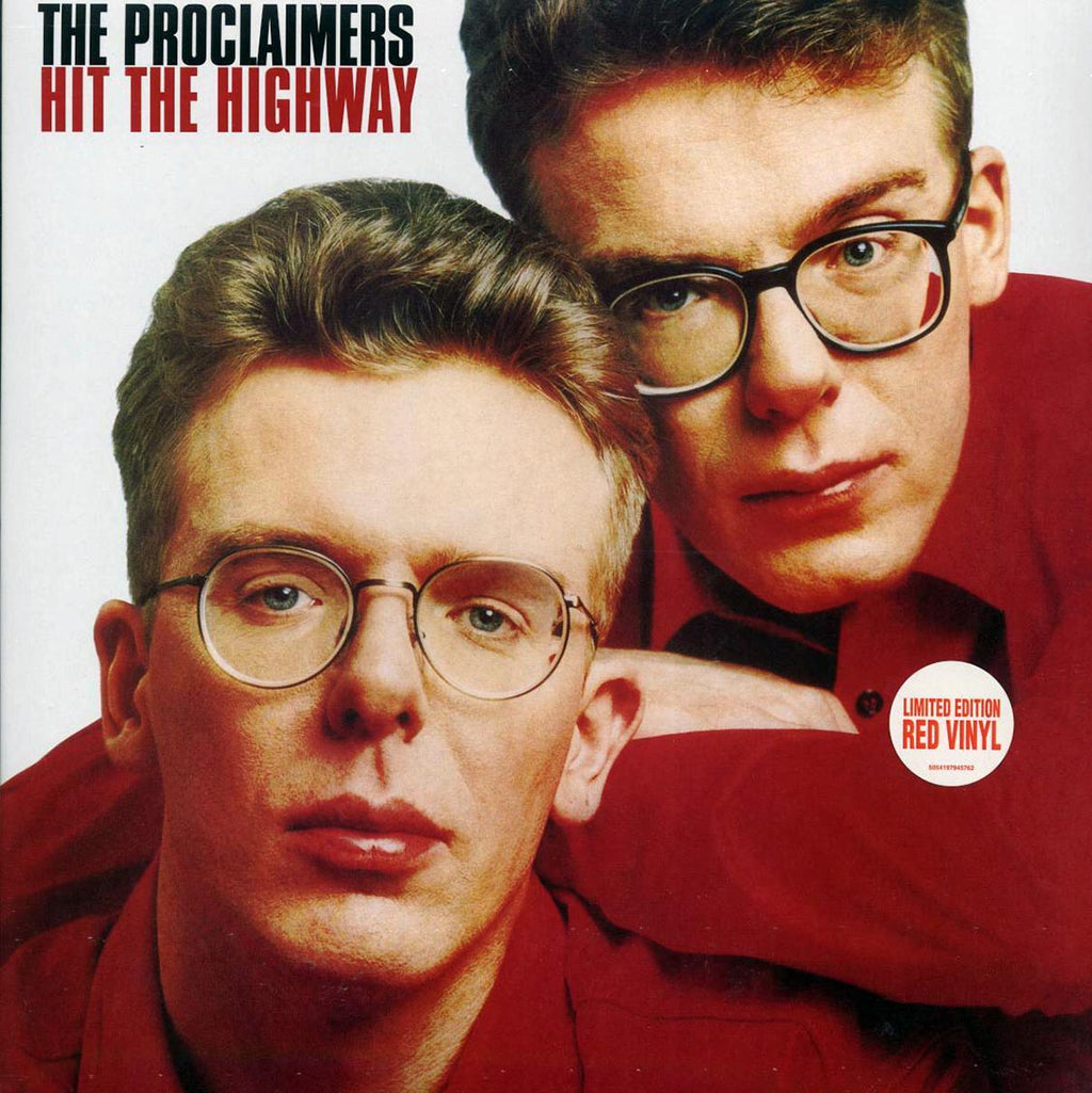 The Proclaimers - Hit The Highway (ltd. ed.) (red vinyl) vinyl LP front cover