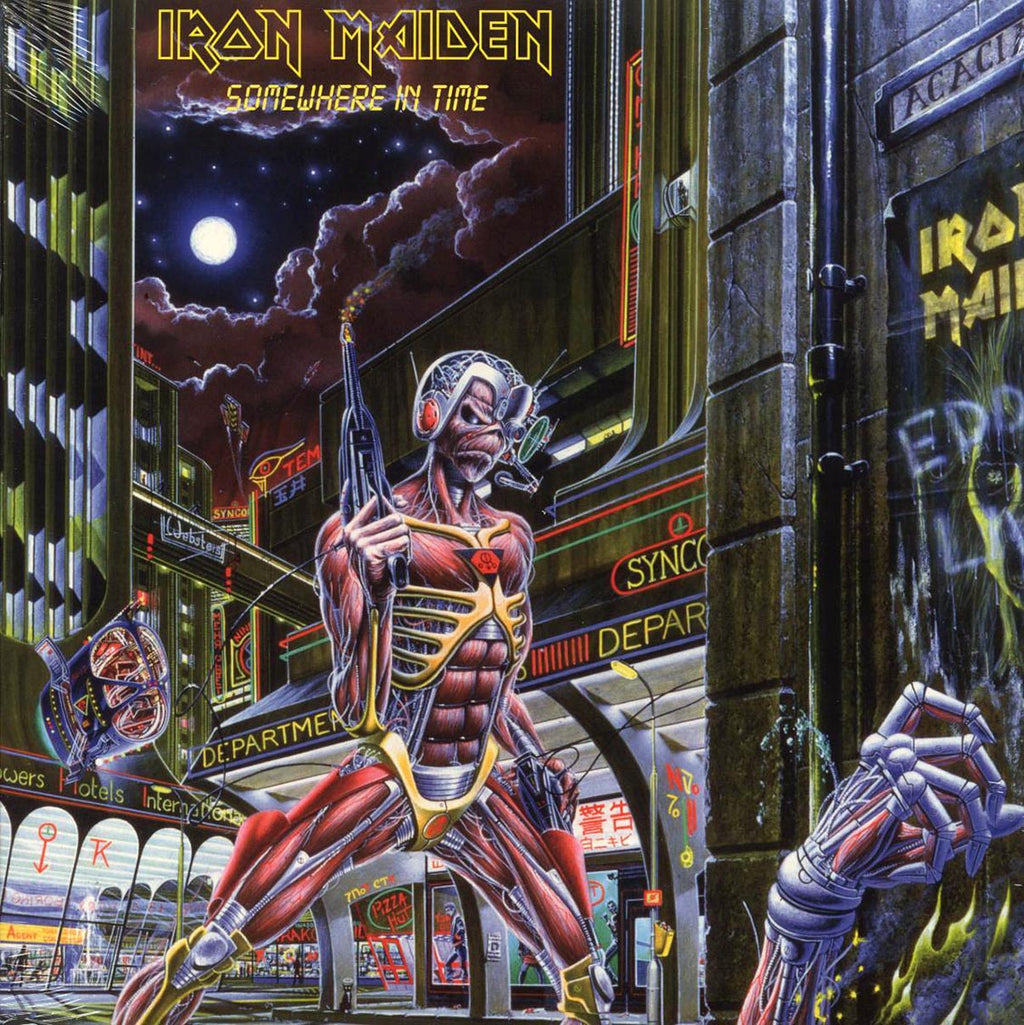 Iron Maiden - Somewhere In Time (remastered) vinyl LP front cover