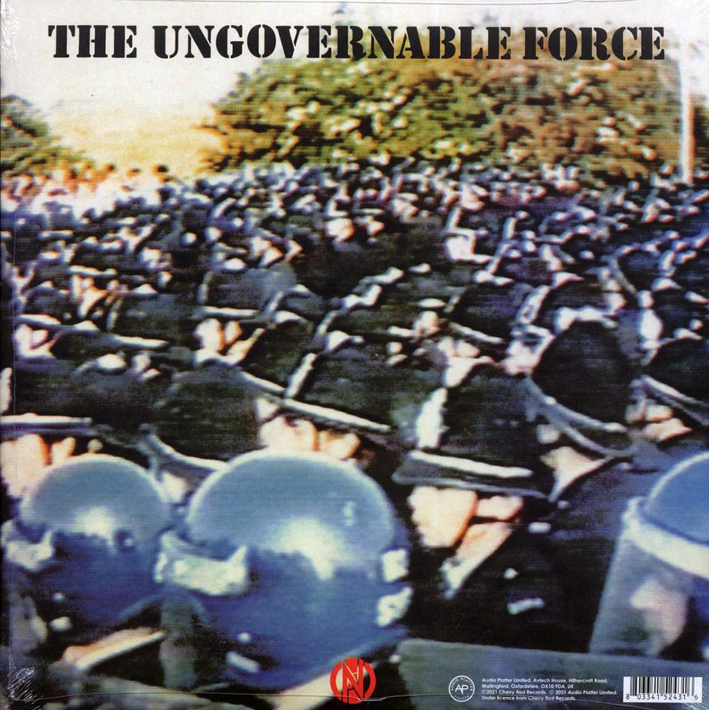 Conflict - The Ungovernable Force (ltd. ed.) (blue vinyl) vinyl LP back cover