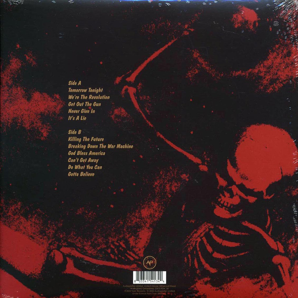 Toxic Reasons - Bullets For You (ltd. ed.) (red vinyl) vinyl LP back cover