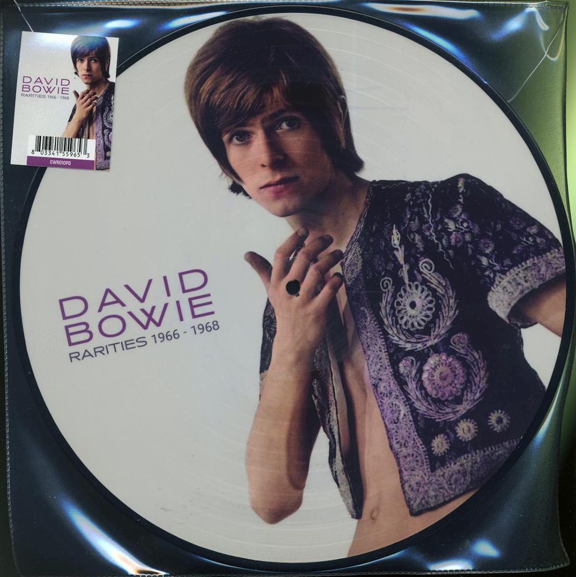 David Bowie - Rarities 1966-1968: Demos And Top Gear Sessions (picture disc) vinyl LP front cover