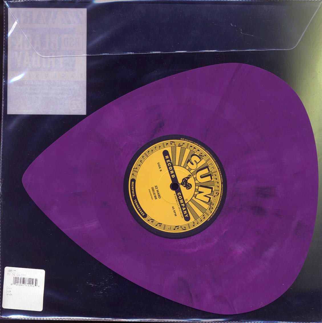 ZZ Ward - Put Down The Gun: Reimagined 2024 (RSD 2024) (ltd. ed.) (guitar pick shaped vinyl) (lavender vinyl) vinyl LP back cover