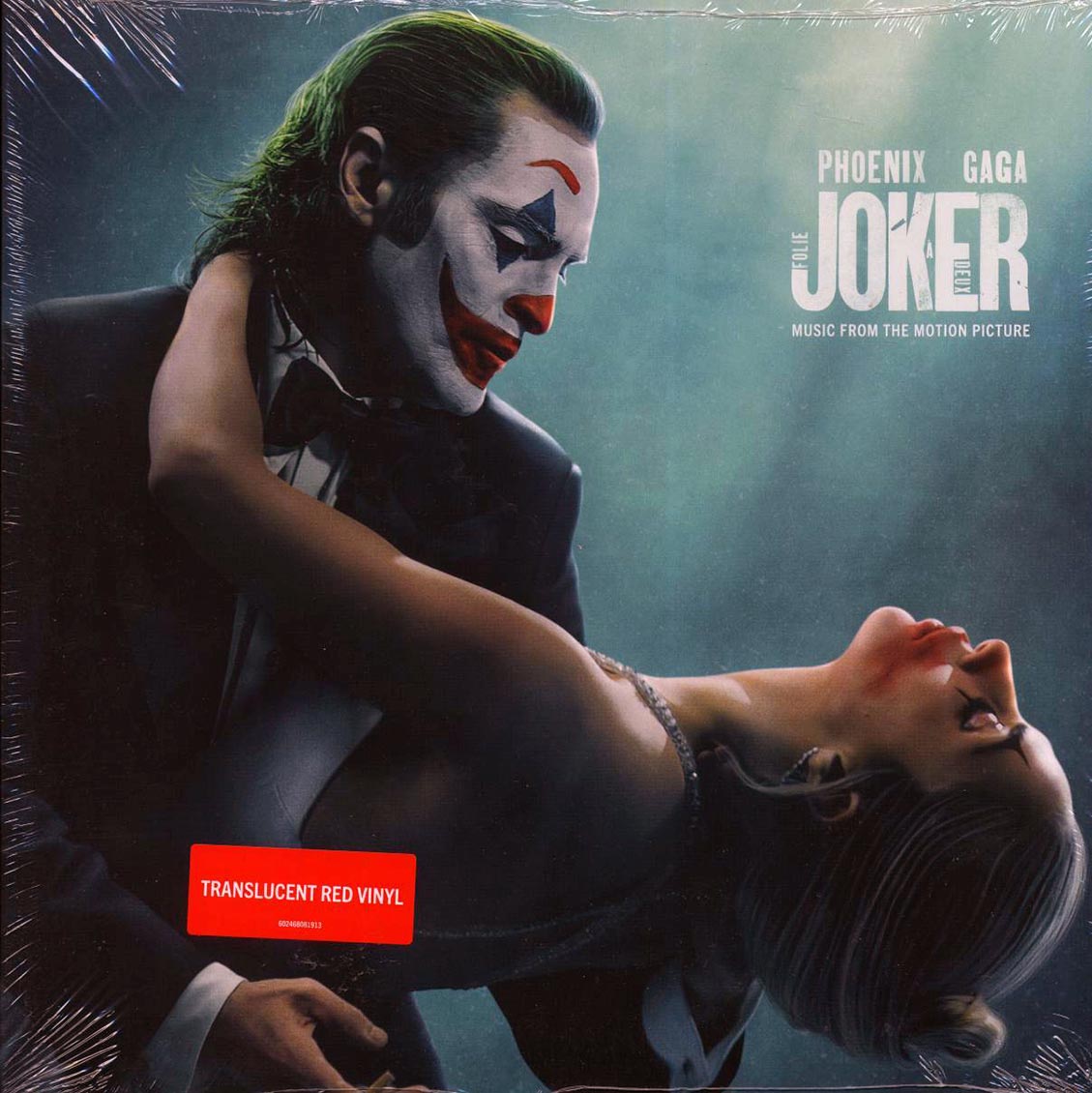 Joaquin Phoenix, Lady Gaga - Joker: Folie A Deuz (Music From The Motion Picture) (red vinyl) vinyl LP front cover