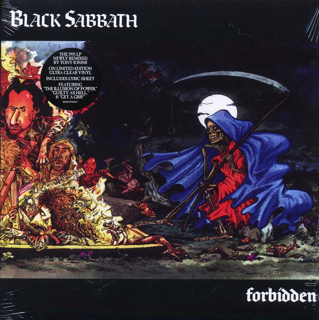 Black Sabbath - Forbidden (ltd. ed.) (remastered) (clear vinyl) vinyl LP front cover