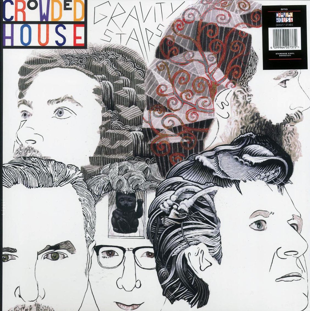 Crowded House - Gravity Stairs (blue vinyl) vinyl LP front cover
