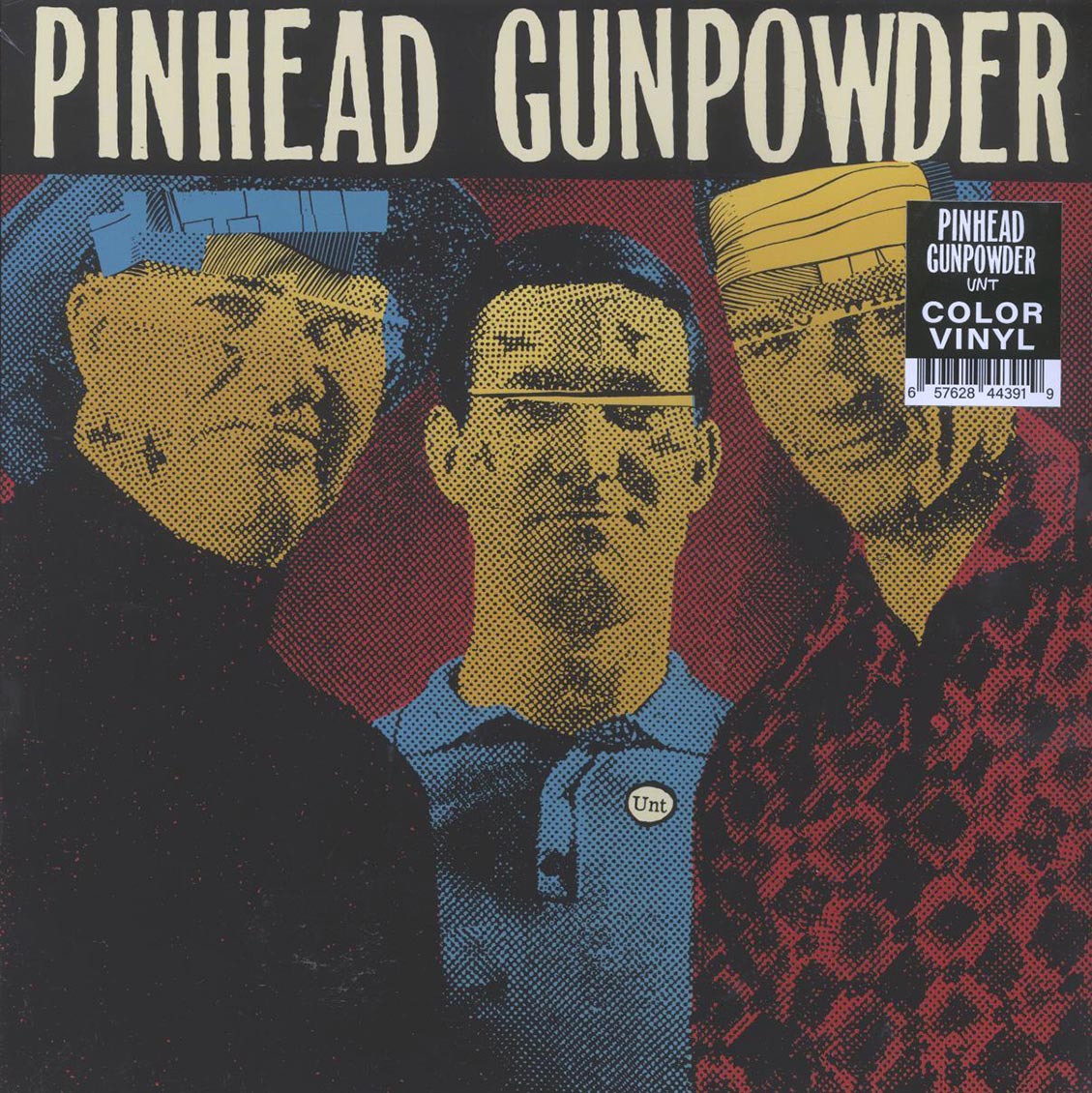 Pinhead Gunpowder - Unt (red vinyl) vinyl LP front cover