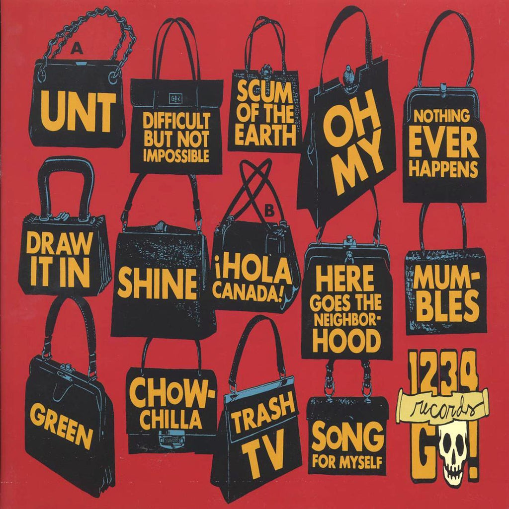 Pinhead Gunpowder - Unt (red vinyl) vinyl LP back cover