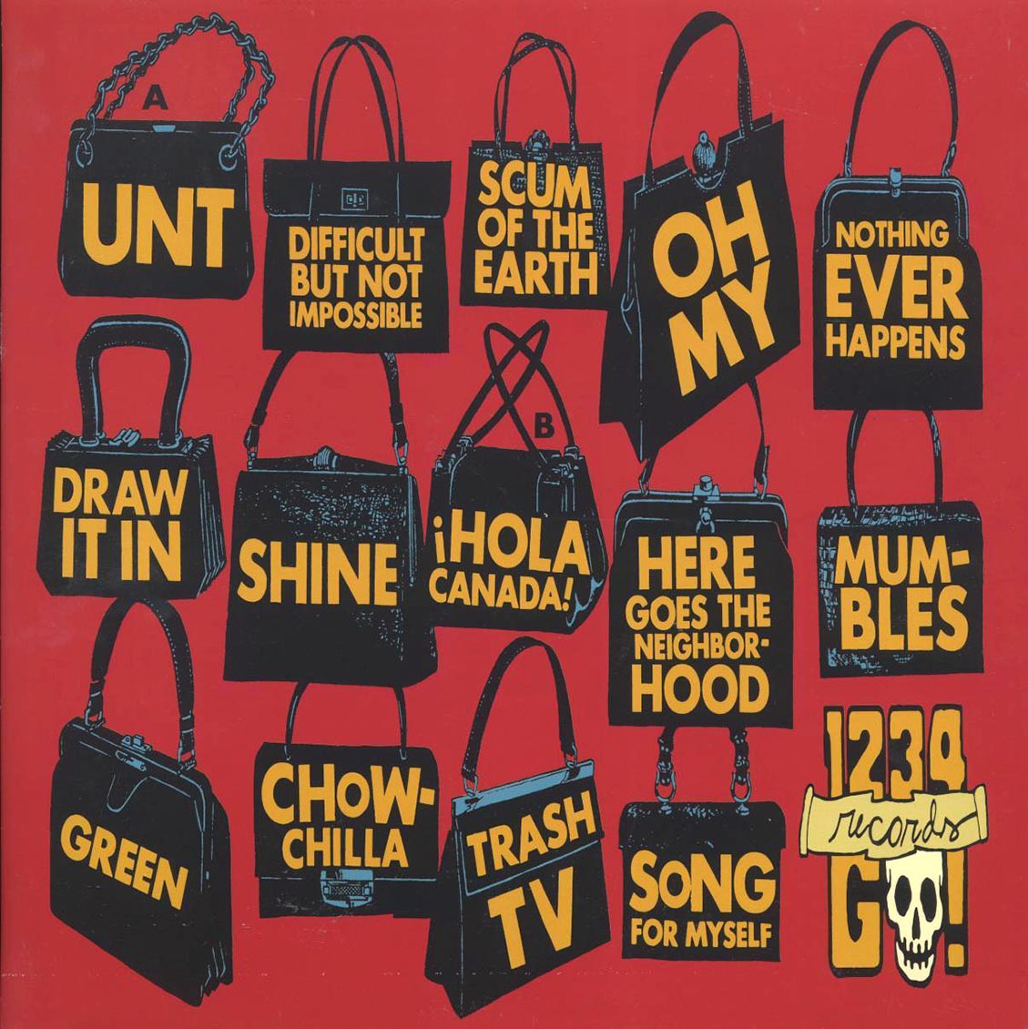 Pinhead Gunpowder - Unt (red vinyl) vinyl LP back cover