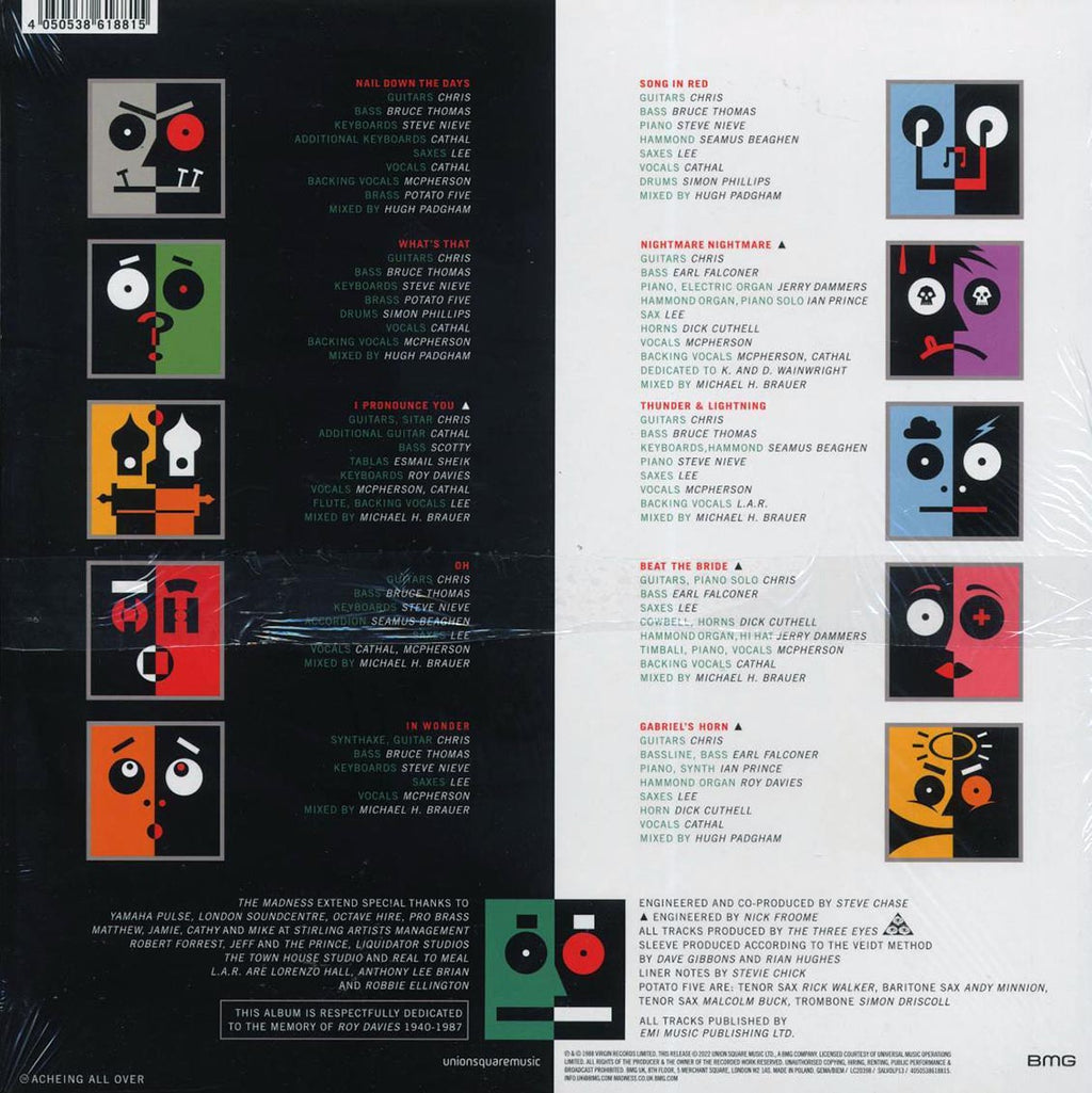 Madness - The Madness (180g) vinyl LP back cover