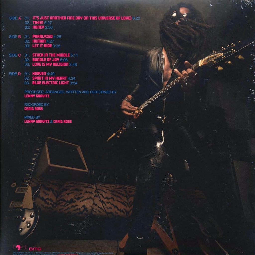 Lenny Kravitz - Blue Electric Light (2xLP) (180g) vinyl LP back cover