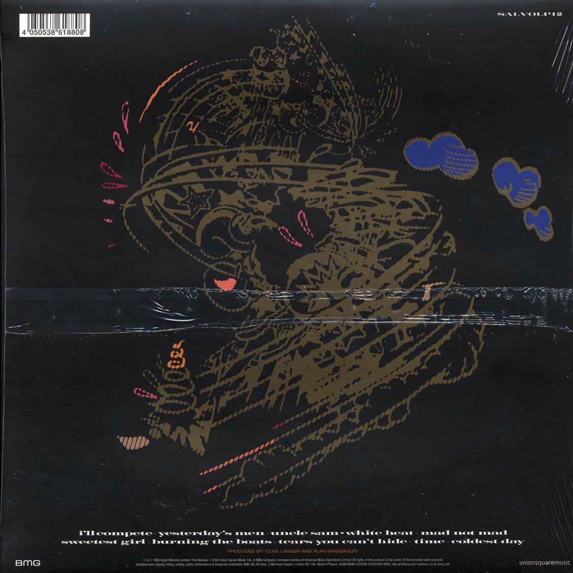 Madness - Mad Not Mad (180g) vinyl LP back cover