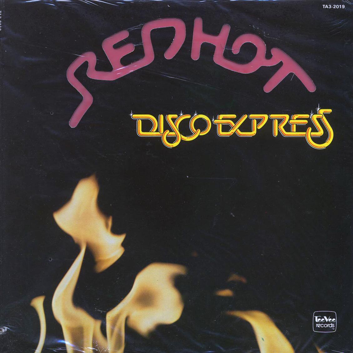 The Jacksons, Taste Of Honey, T Connection, Bombers, Witch Queen, Etc. - Red Hot Disco Express (red vinyl) vinyl LP front cover