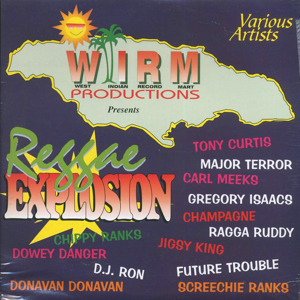 Carl Meeks, Gregory Isaacs, Screechie Ranks, Etc. - Reggae Explosion vinyl LP front cover