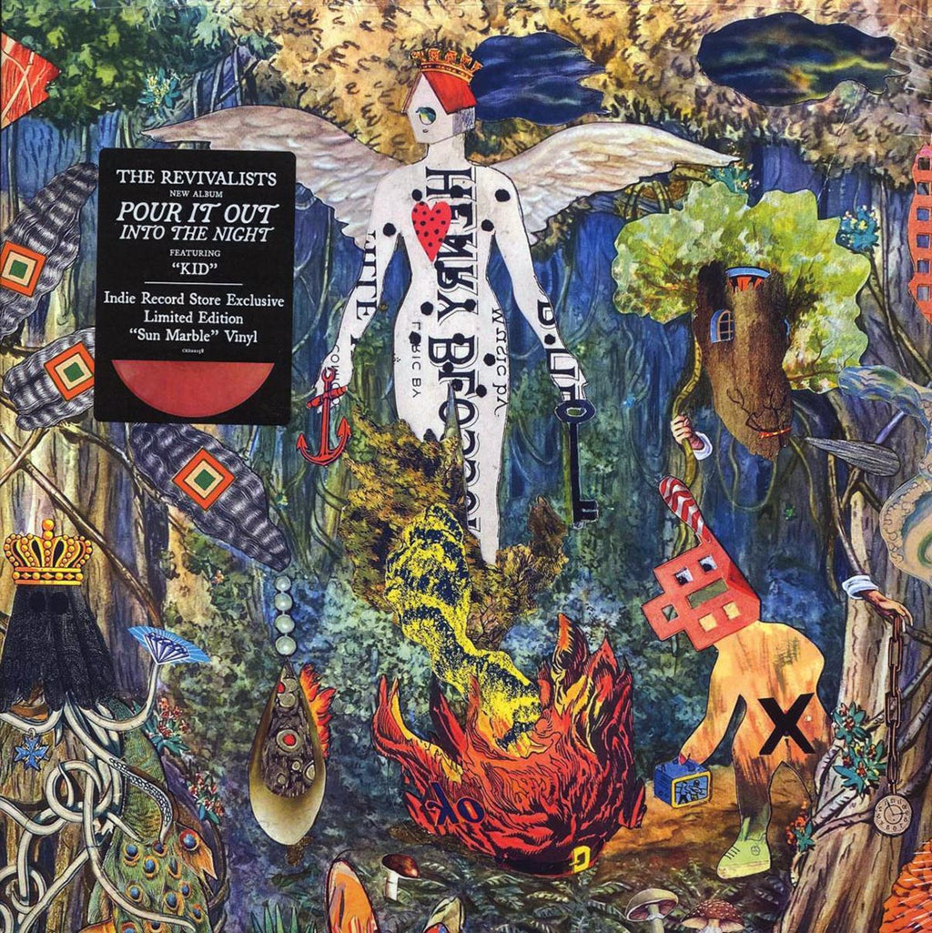 The Revivalists - Pour It Out Into The Night (ltd. ed.) (sun marble vinyl) vinyl LP front cover