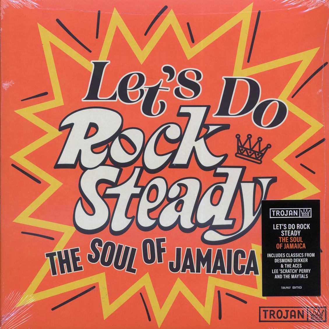 Lee Perry, Desmond Dekker, Toots & The Maytals, The Tennors, The Ethiopians, Etc. - Let's Do Rock Steady: The Soul Of Jamaica (28 tracks) (2xLP) vinyl LP front cover