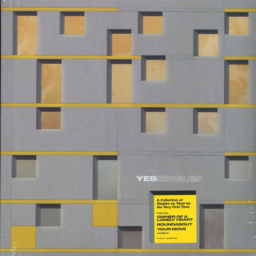 Yes - Yessingles vinyl LP front cover