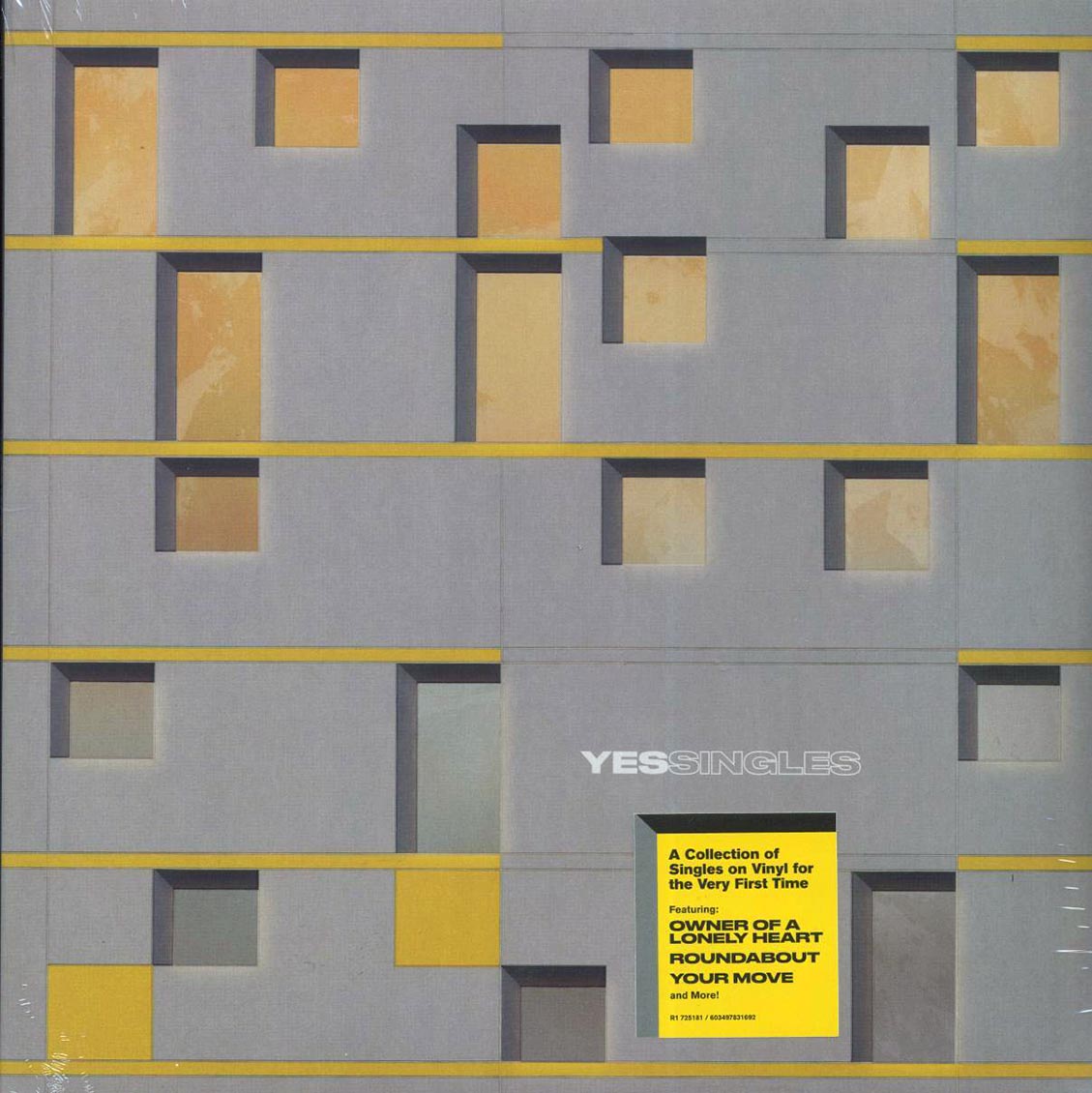 Yes - Yessingles vinyl LP front cover