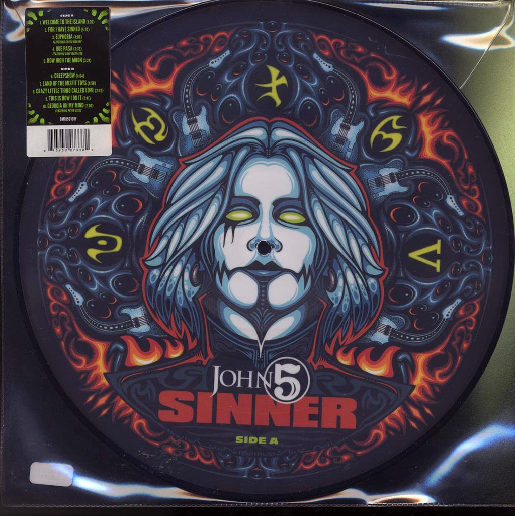 John 5 - Sinner (picture disc) vinyl LP front cover