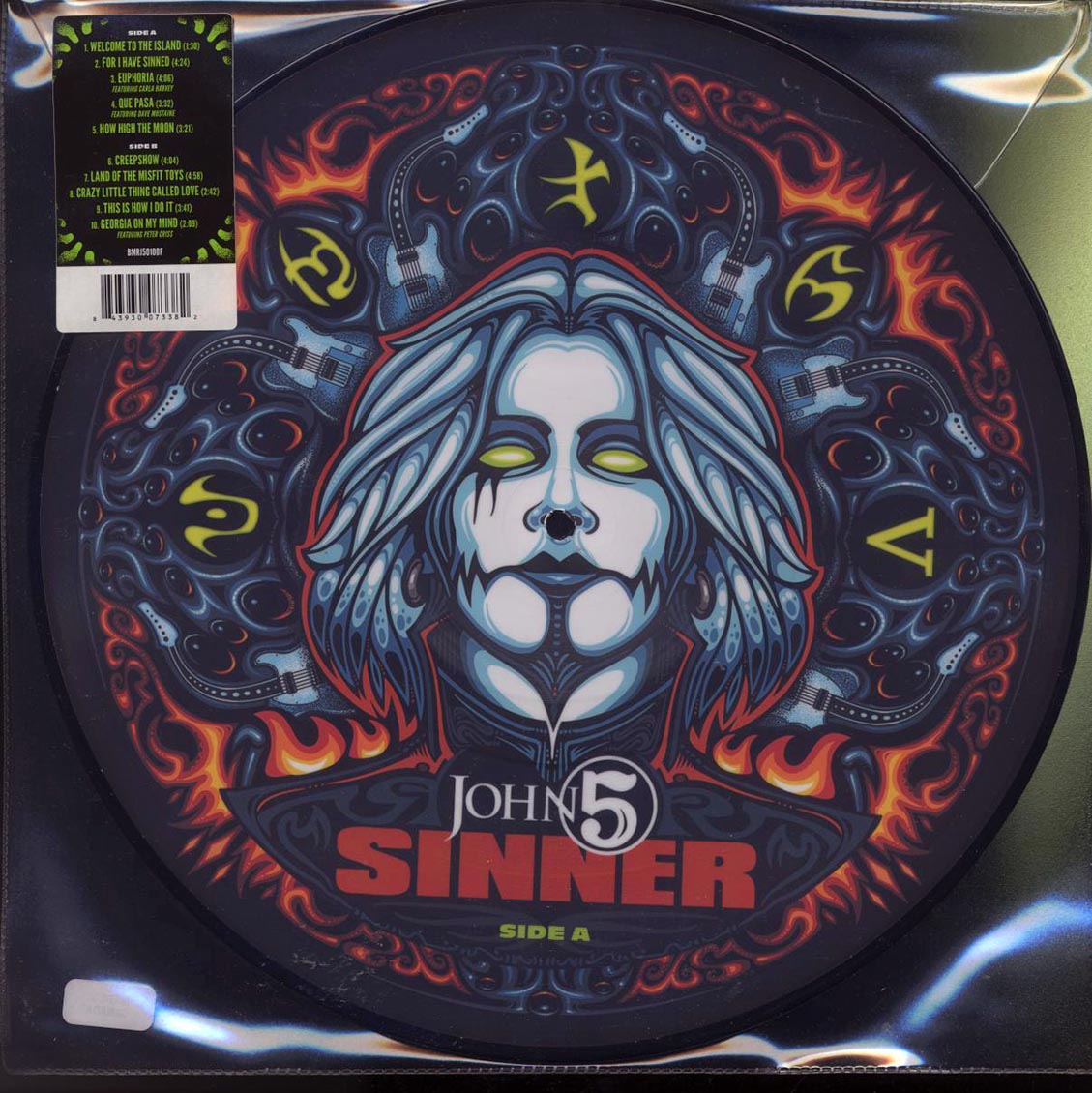John 5 - Sinner (picture disc) vinyl LP front cover