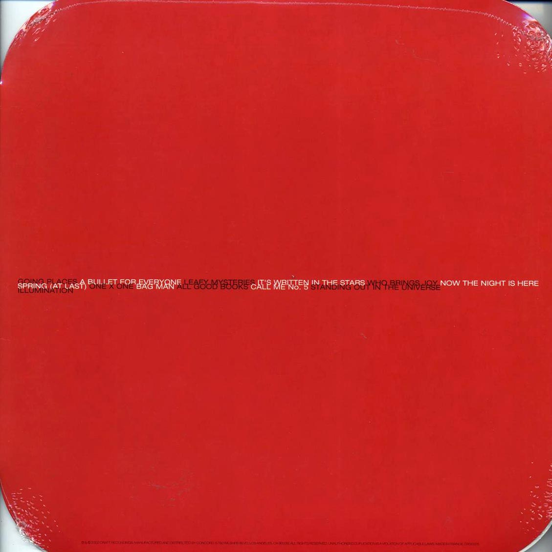 Paul Weller - Illumination (180g) (radius corners) vinyl LP back cover