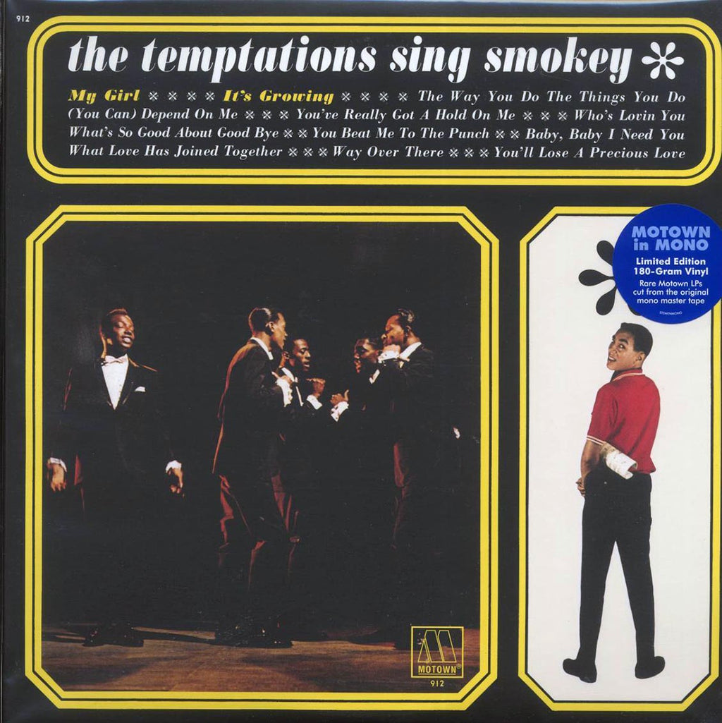 The Temptations - The Temptations Sing Smokey (mono) (ltd. ed.) (180g) (remastered) (audiophile) vinyl LP front cover