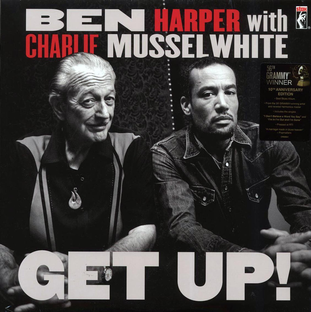 Ben Harper, Charlie Musselwhite - Get Up! (10th Anniv. Ed.) (RTI press) vinyl LP front cover