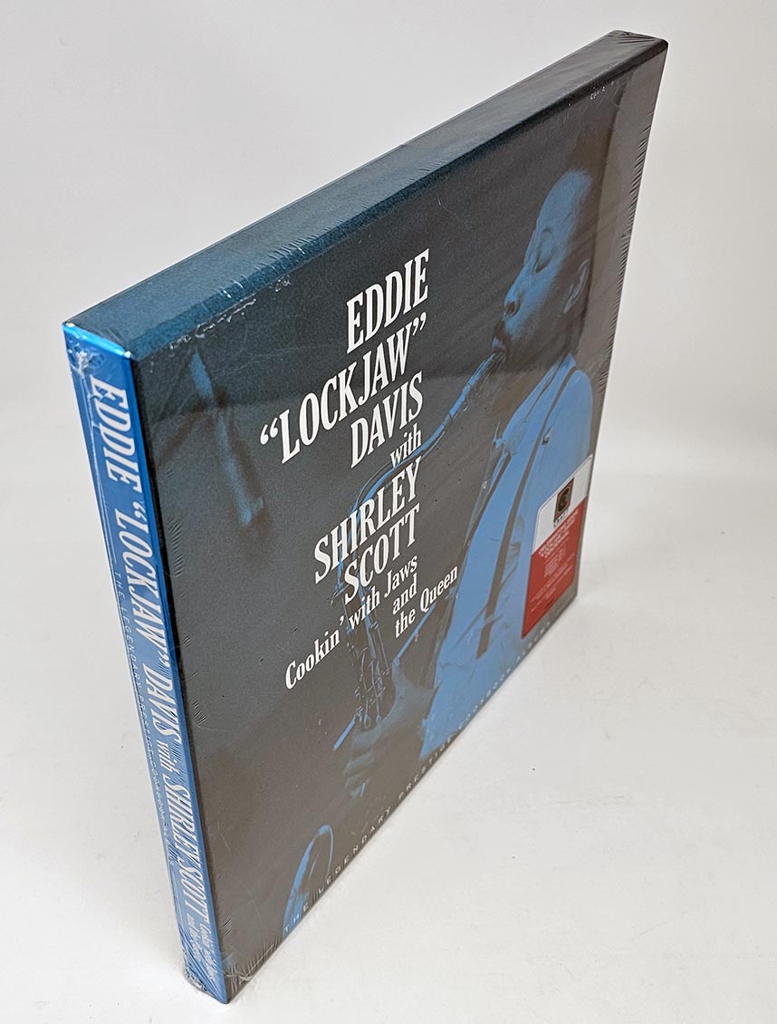 Eddie Lockjaw Davis, Shirley Scott - Cookin' With Jaws And The Queen: The Legendary Prestige And Cookbook Albums (slipcase box set) (4xLP) (box set) (180g) vinyl LP front cover