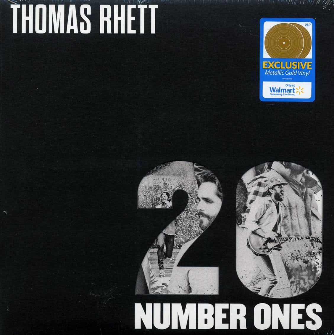 Thomas Rhett - 20 Number Ones (ltd. ed.) (2xLP) (gold vinyl) vinyl LP front cover