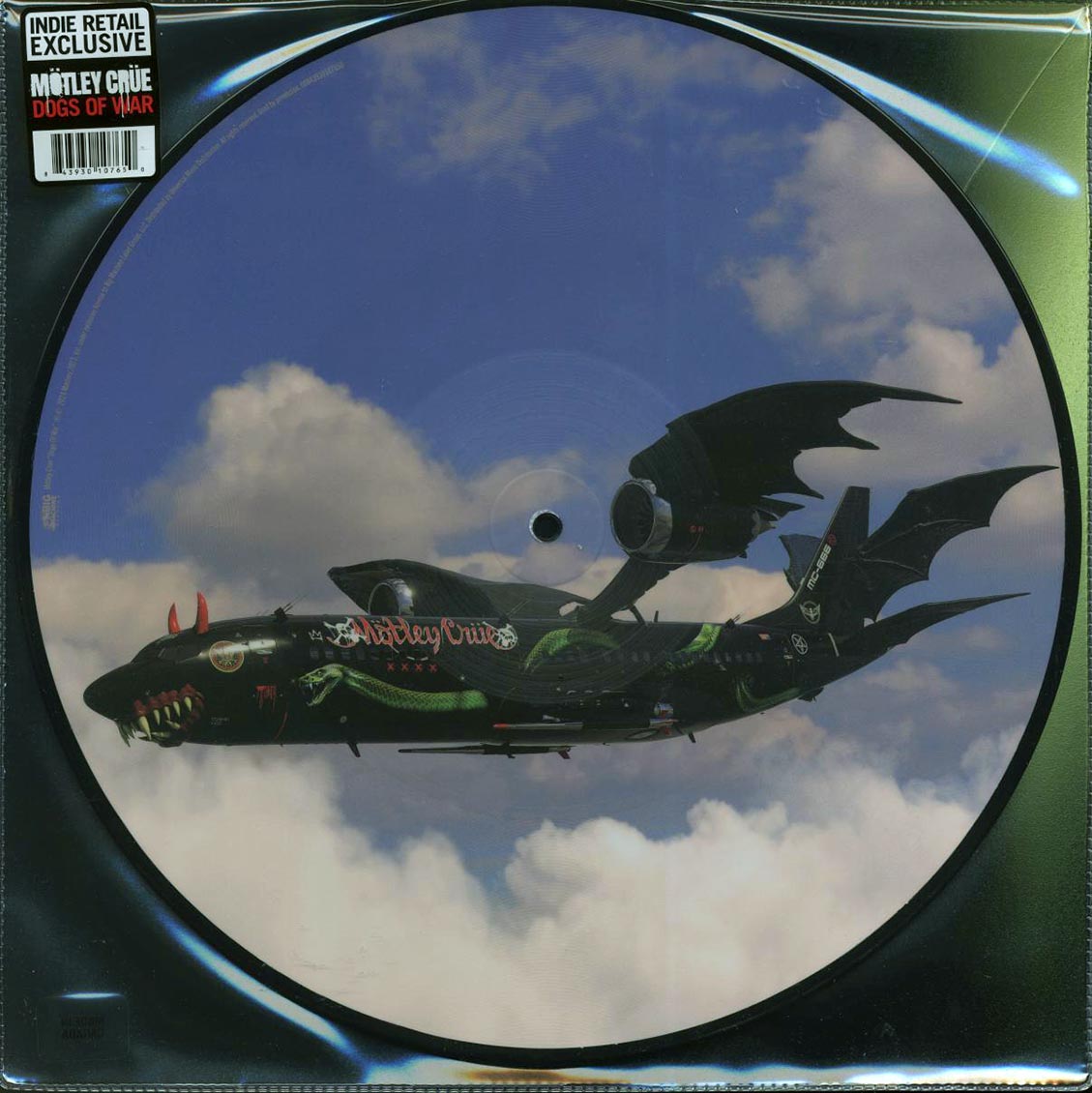 Motley Crue - Dogs Of War ("Airplane" Indie Retail Exclusive Edition) (picture disc) vinyl LP front cover