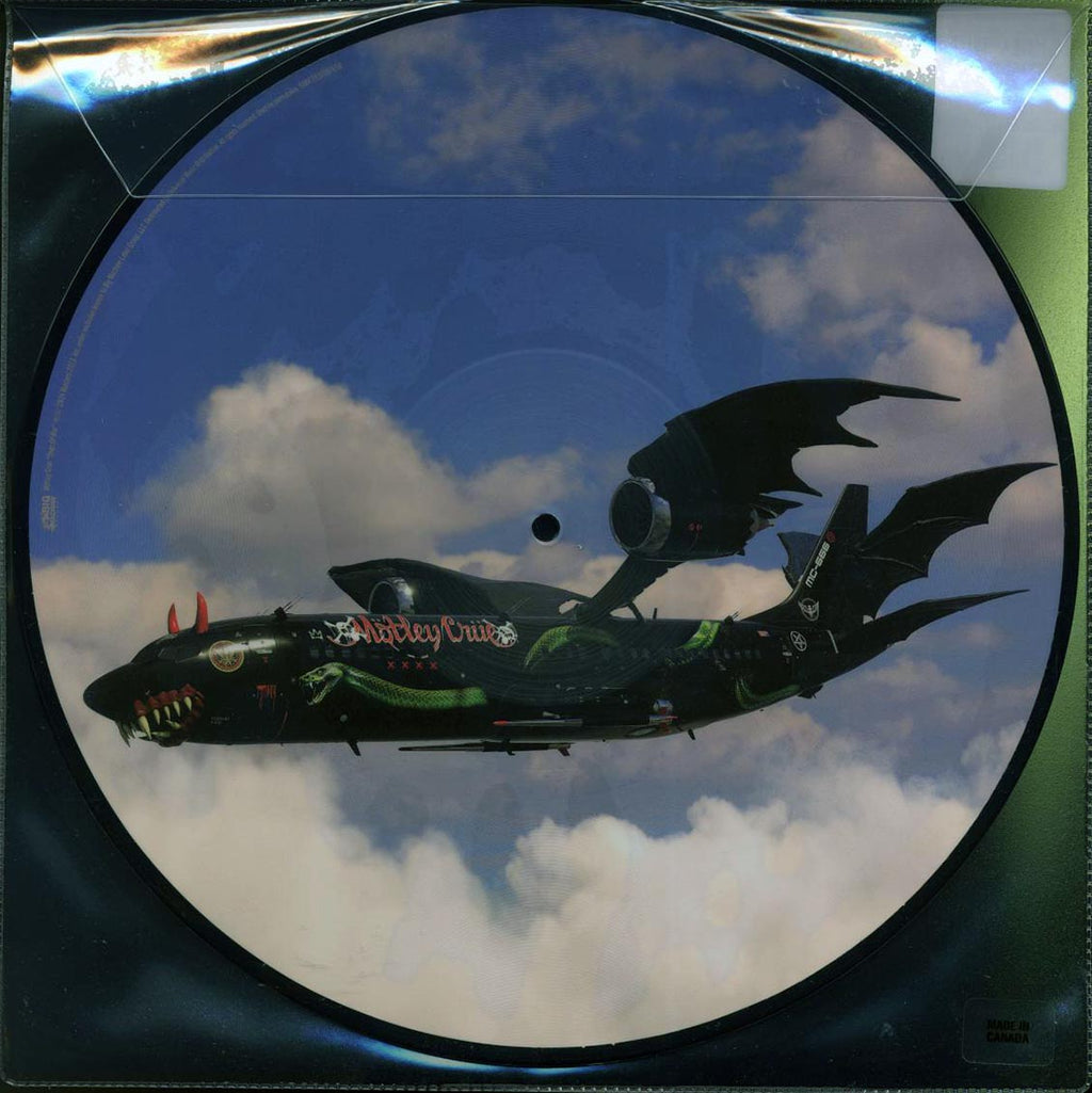 Motley Crue - Dogs Of War ("Airplane" Indie Retail Exclusive Edition) (picture disc) vinyl LP back cover