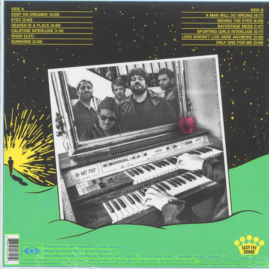 The Arcs - Electrophonic Chronic vinyl LP back cover