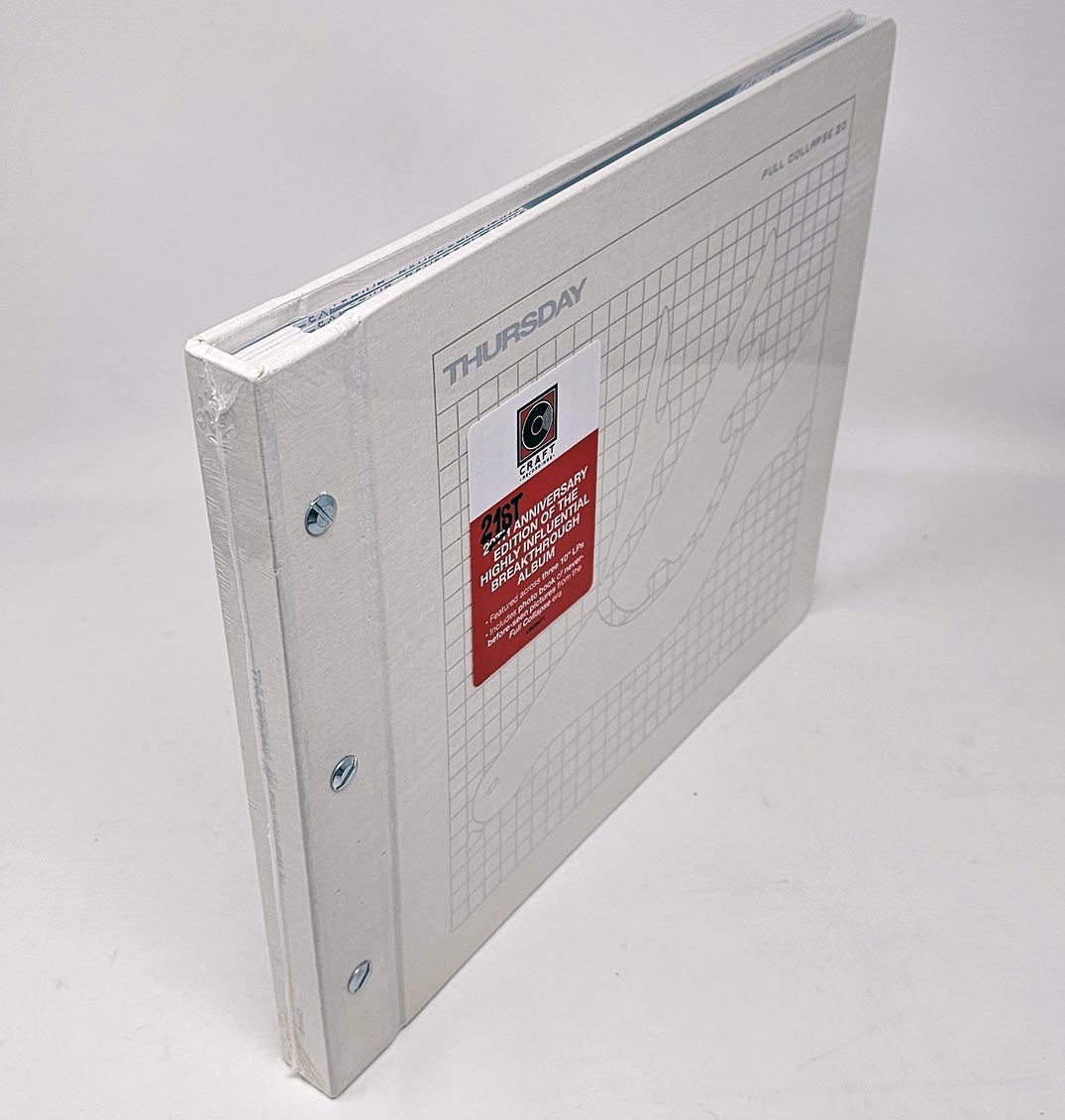 Thursday - Full Collapse 20 (Anniv. Ed.) (casebound set) (ltd. ed.) (3x10") (incl. 3 x bonus 45rpm records) vinyl LP front cover