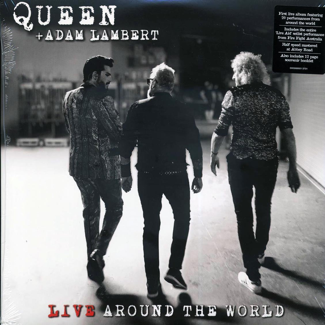 Queen, Adam Lambert - Live Around The World (2xLP) vinyl LP front cover