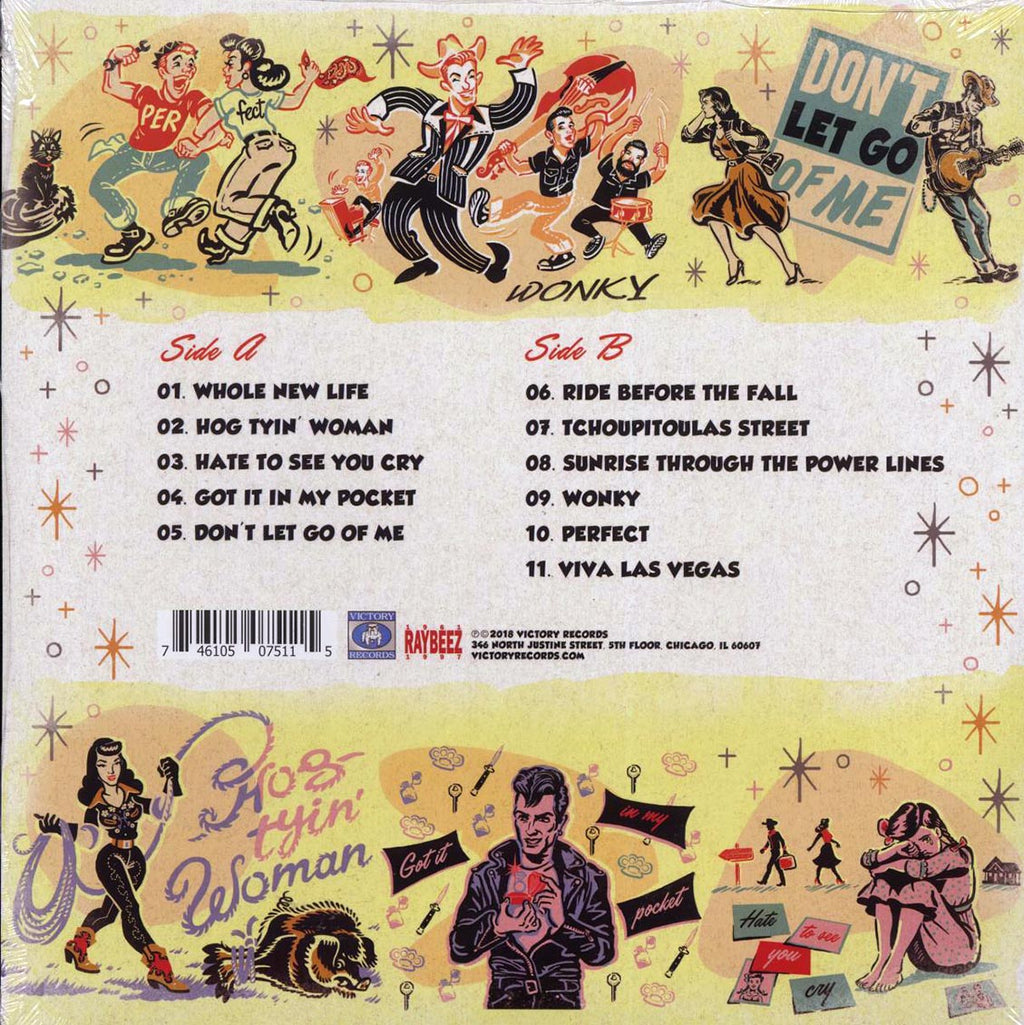 Reverend Horton Heat - Whole New Life (ltd. ed.) (colored vinyl) vinyl LP back cover