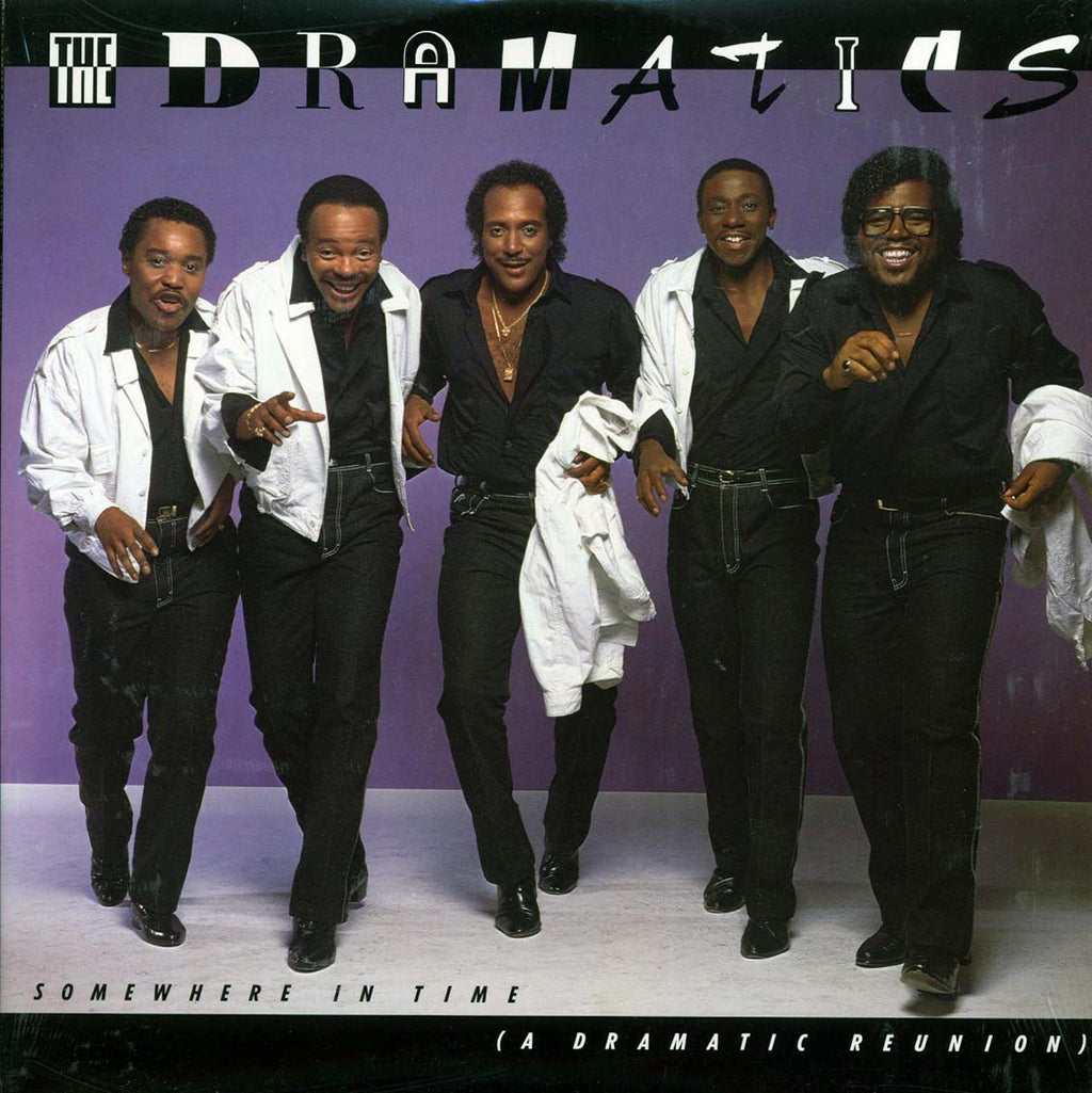 The Dramatics - Somewhere In Time: A Dramatic Reunion (1986 PRESS) vinyl LP front cover