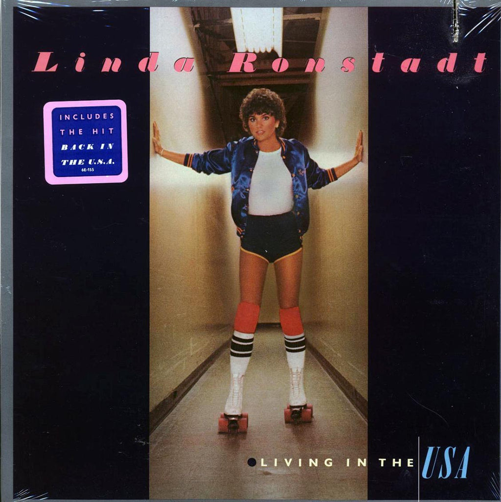 Linda Ronstadt - Living In The Usa (1978 PRESS) (marked/ltd stock) vinyl LP front cover