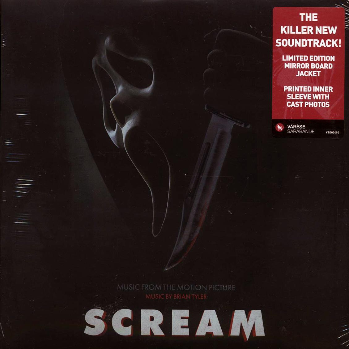 Brian Tyler - Scream: Music From The Motion Picture (ltd. ed.) (mirror board jacket) vinyl LP front cover