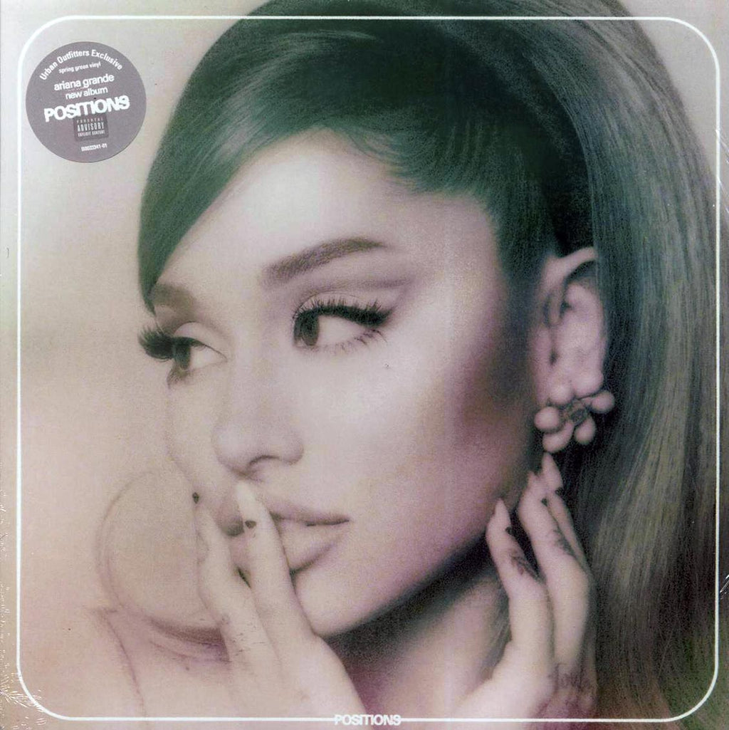 Ariana Grande - Positions (ltd. ed.) (green vinyl) vinyl LP front cover