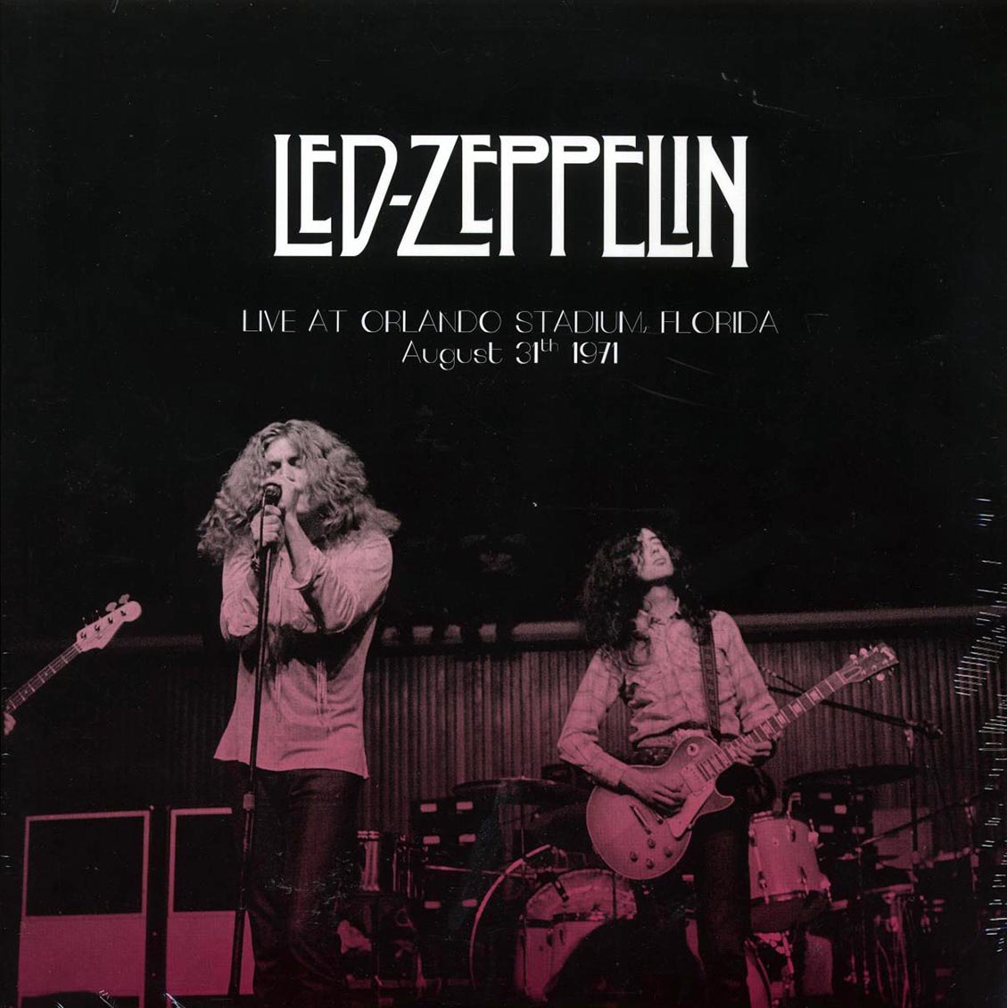 Led Zeppelin - Live At Orlando Stadium, Florida, August 31st, 1971 (2xLP) vinyl LP front cover