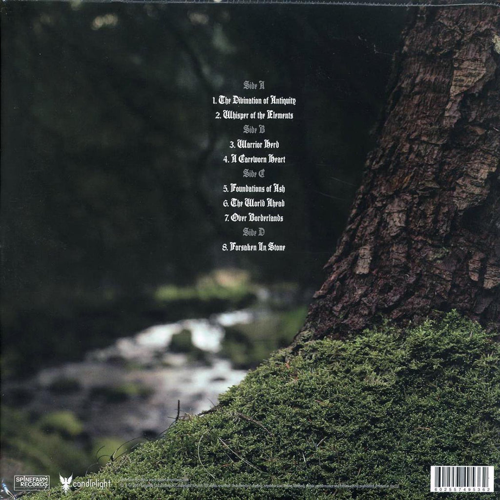 Winterfylleth - The Divination Of Antiquity (2xLP) vinyl LP back cover