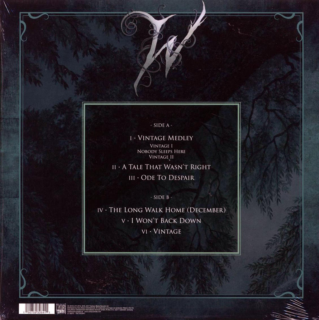 Witherfall - Vintage vinyl LP back cover